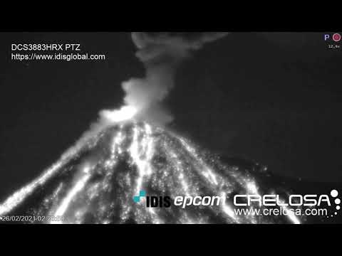 February 26, 2021, ~ Explosion ~ Volcan De Fuego, Guatemala ~ Via Crelosa