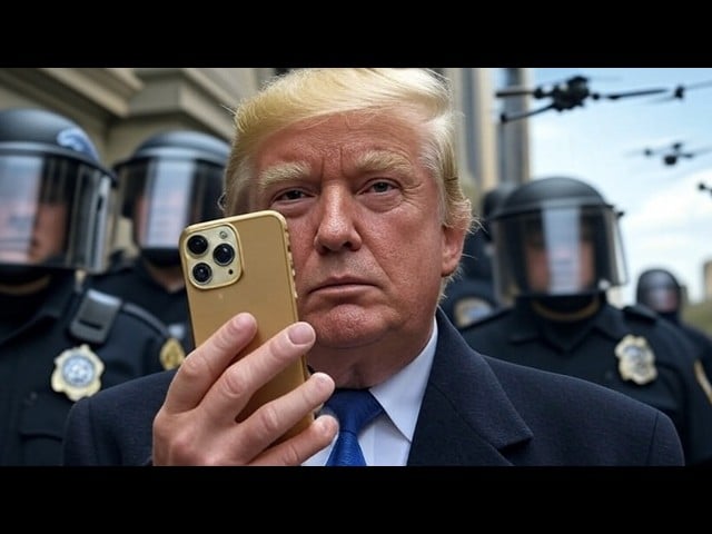 WARNING! TRUMP'S MOBILE PHONE IS REALLY PALANTIR'S PRE-CRIME A.I SPYWARE USED TO TARGET INDIVIDUALS!