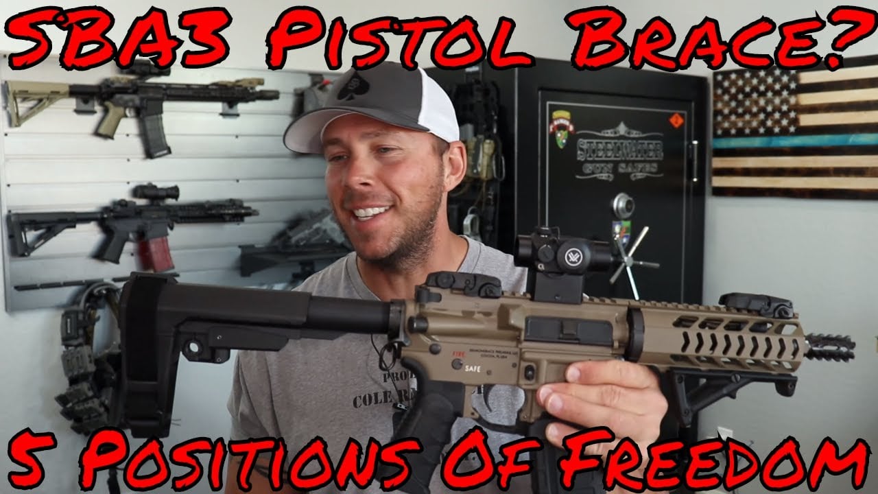 SBA3 Pistol Brace 5 Positions Of Fun