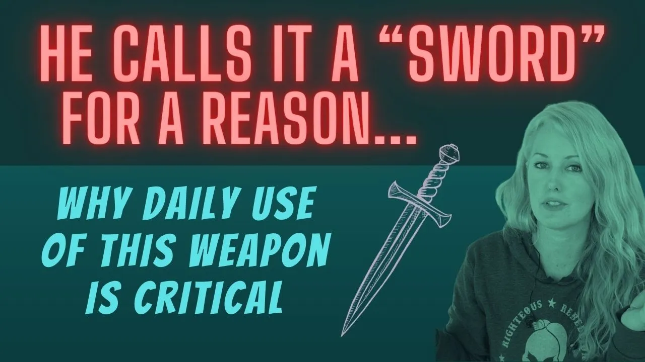 He Calls It A SWORD For A Reason - Why daily use of this weapon is critical...