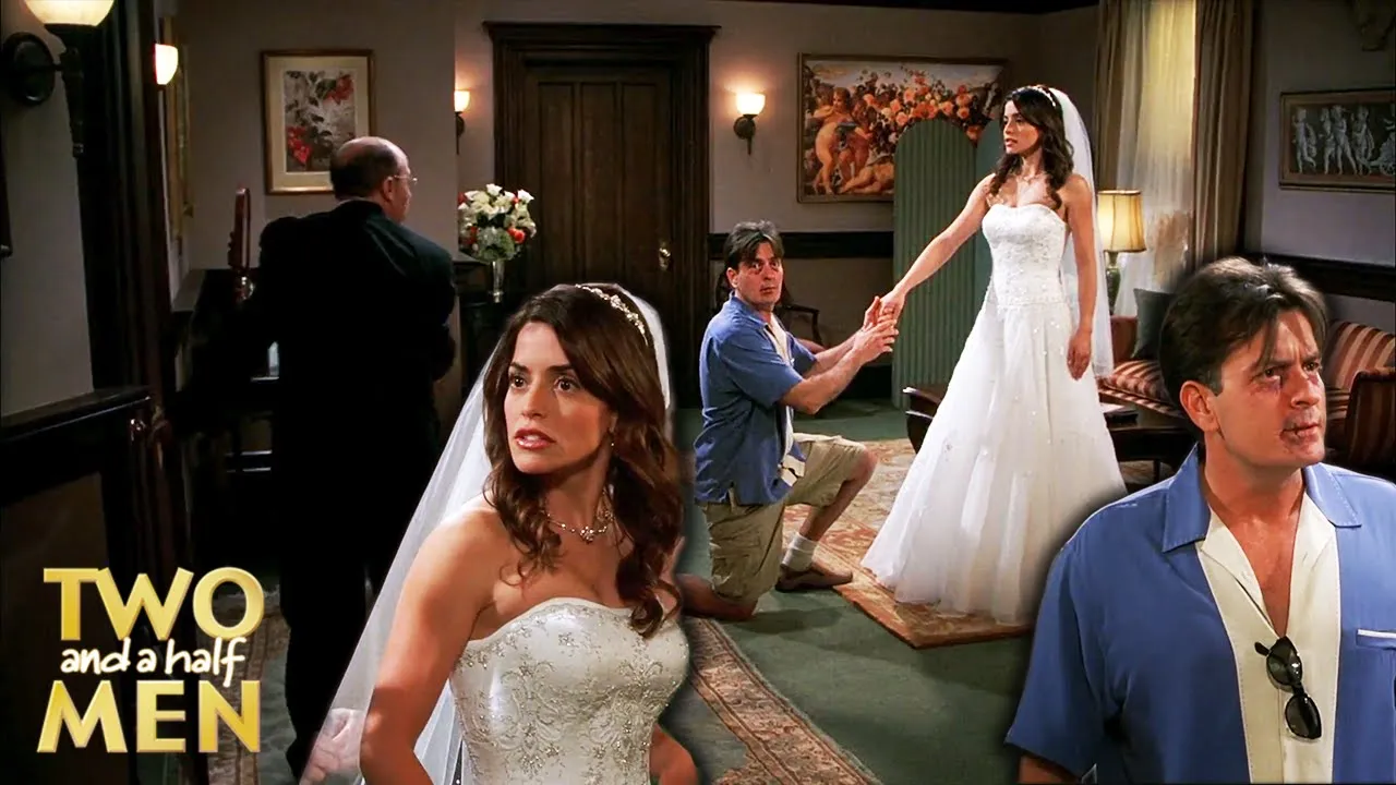 Charlie Is Distraught Over Mia’s Wedding | Two and a Half Men