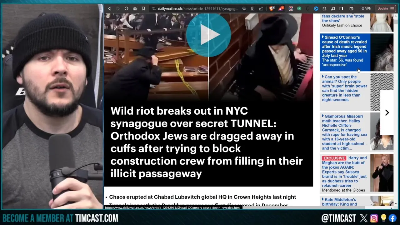 Jewish Men Built SECRET TUNNEL UNDER NYC, INSANE Video Shows Jewish Men FIGHTING COPS To SAVE Tunnel
