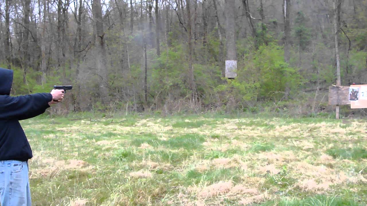 Rocky shooting Glock 21 .45 auto