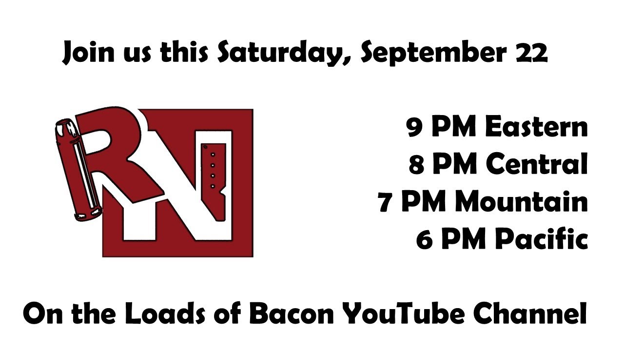 TRN Author Live Stream this Saturday (September 22)