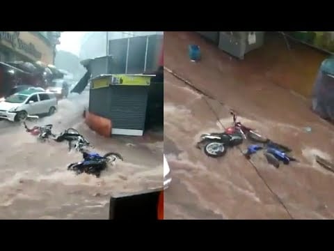 Flash Floods in Paraguay January 2021. Natural Disaster. Climate Change.