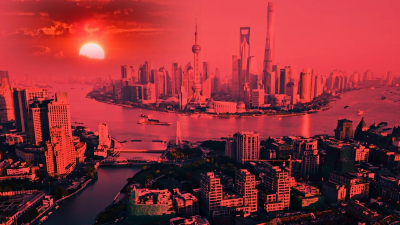 Strange phenomenon in China! Zhejiang sky suddenly turned red