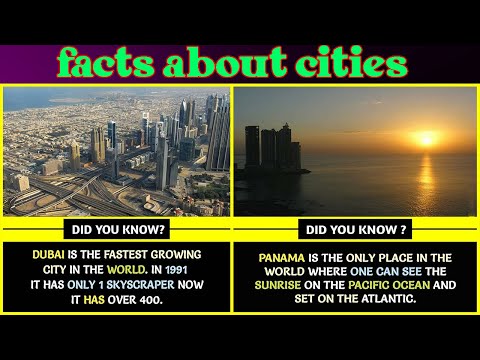 Unusual facts about world cities || amazing facts #factsdaily