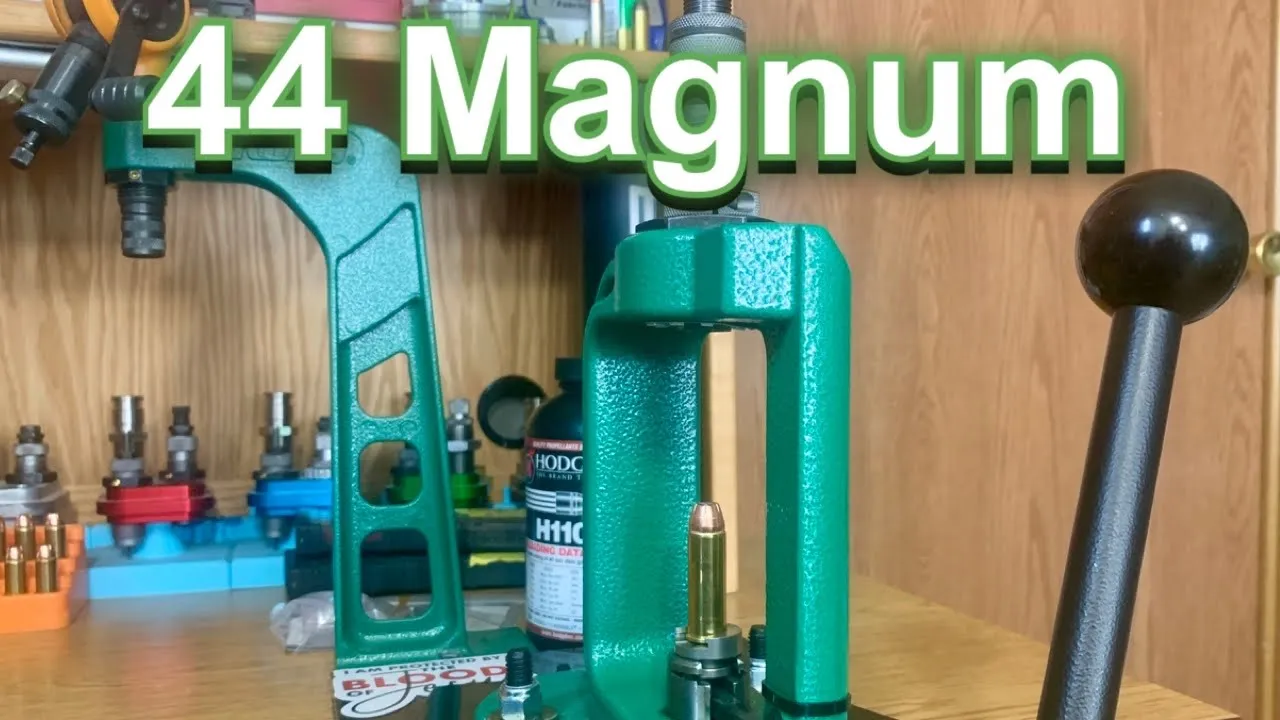 Reloading 44 Magnum with Hornady 240gr XTP Bullets with Hodgdon H110 - RCBS Rock Chucker Supreme