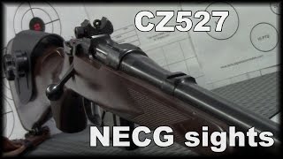 CZ527 aftermarket peep sights NECG