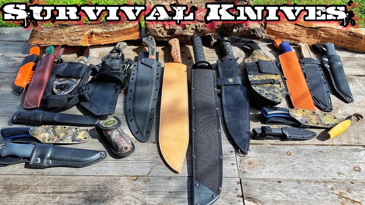 My Survival Knives for 30 Day Survival Challenge