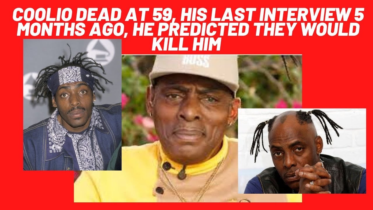 Coolio predicted his death for what he knew in this recording 5 months ago
