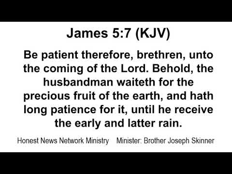 GOD IS NOT IN A HURRY, WHY ARE YOU? THE PATIENCE OF GOD OUR FATHER | BE YE ALSO PATIENT & ESTABLISH YOUR HEARTS