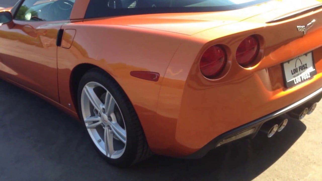 CORVETTE IN ATOMIC ORANGE