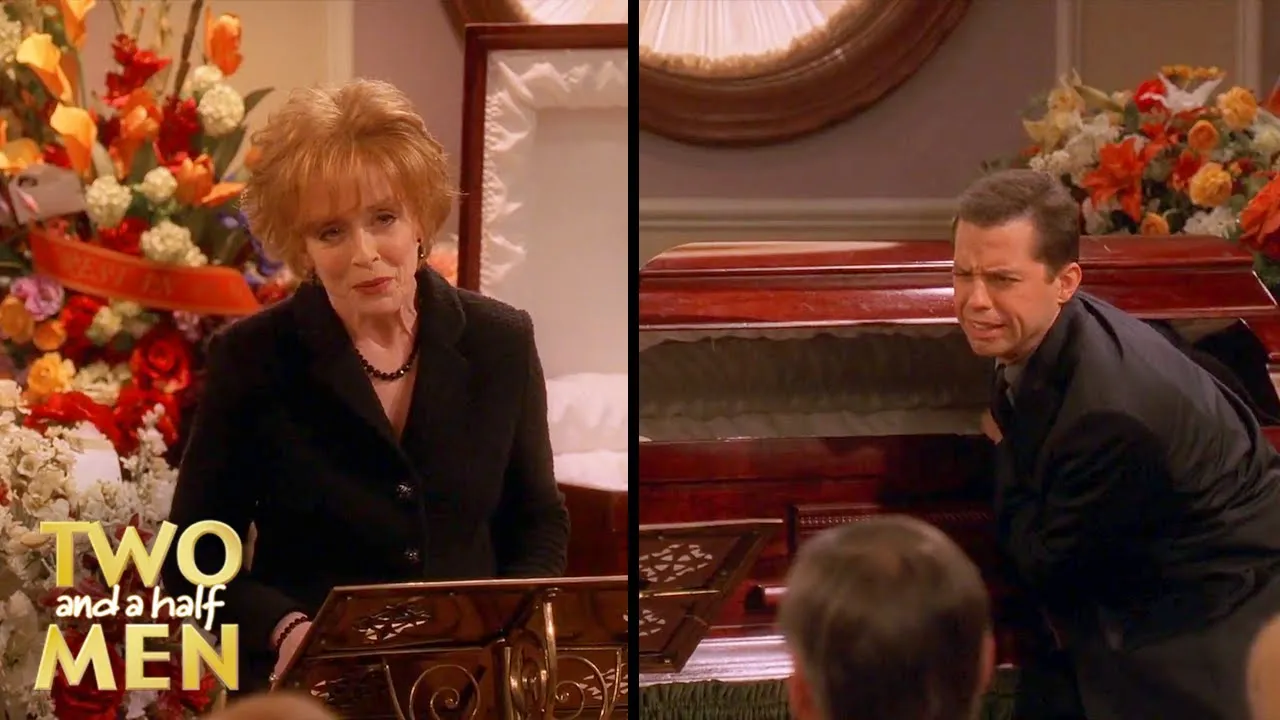 Evelyn Eulogizes Her Ex-Husband | Two and a Half Men