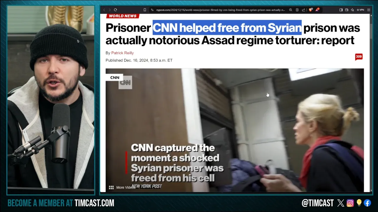 CNN Accidentally COMMITS TREASON, Freed Assad Torturer Claims Report, Cable News Is Officially DONE