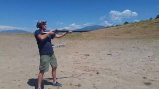 Firing Brown Bess third model pattern F for the first time in slow motion