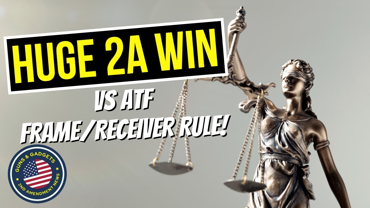 HUGE 2A WIN!! ATF Takes Another Loss In New Frame/Receiver Rule!