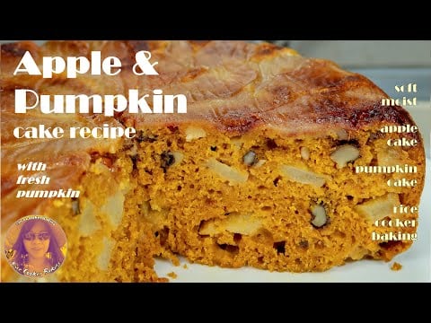 Apple And Pumpkin Cake Recipe | EASY RICE COOKER CAKE RECIPES