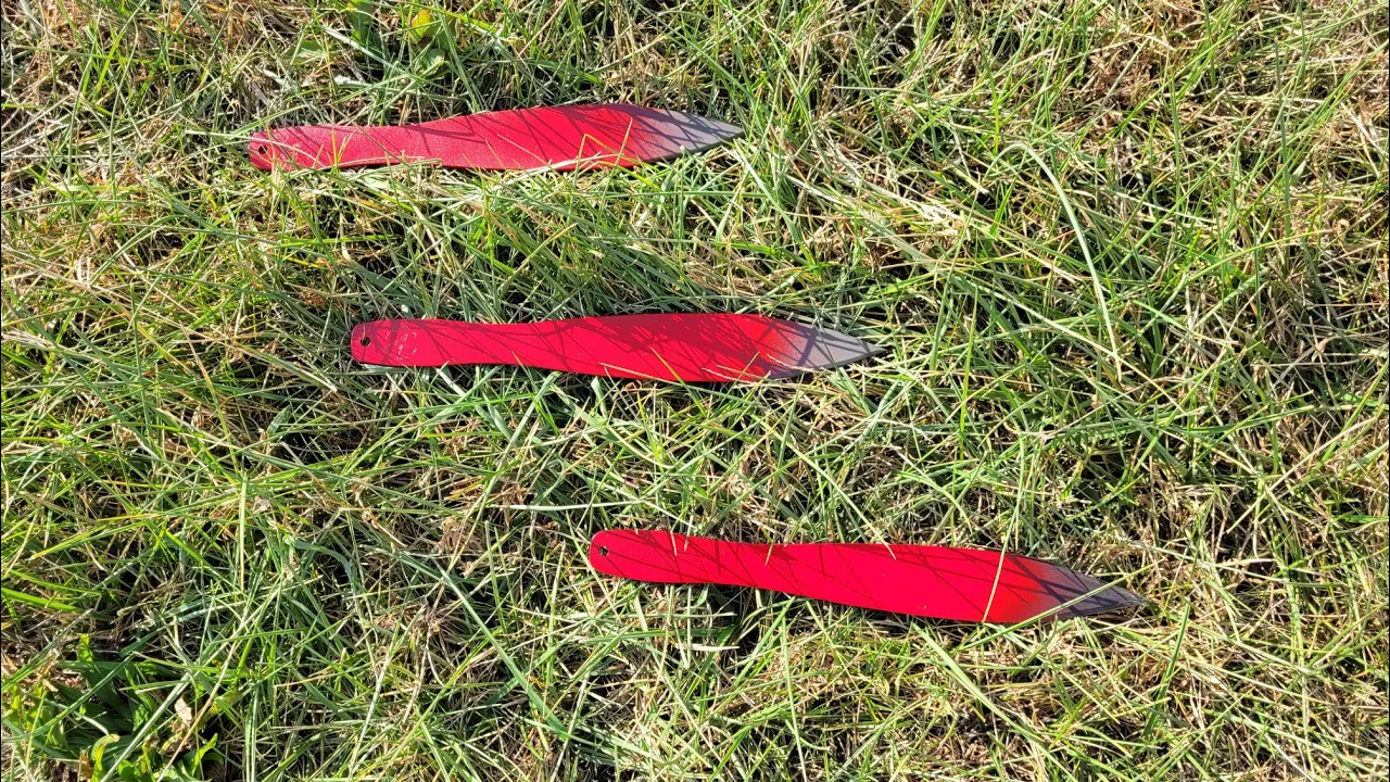 Refinishing Cold Steel Throwing Knives