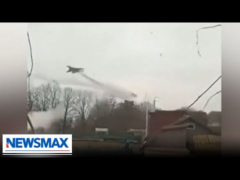 VIDEO: Russian airplane bombing seen from family home | National Report