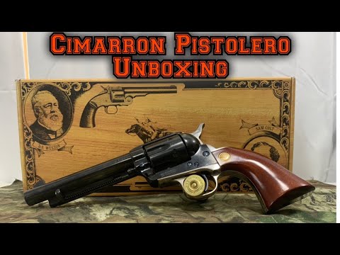 Cimarron Pistolero 45 Colt Single Action Revolver Unboxing (1873 Colt Clone)