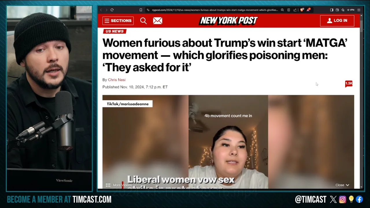 UNHINGED Liberal Women Call For ENDING MEN'S LIVES For Voting Trump, Advocate For Aqua Tofana