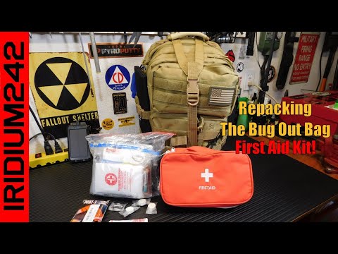 Prepping Tip: Repacking My Get Home Bag's First Aid Kit!