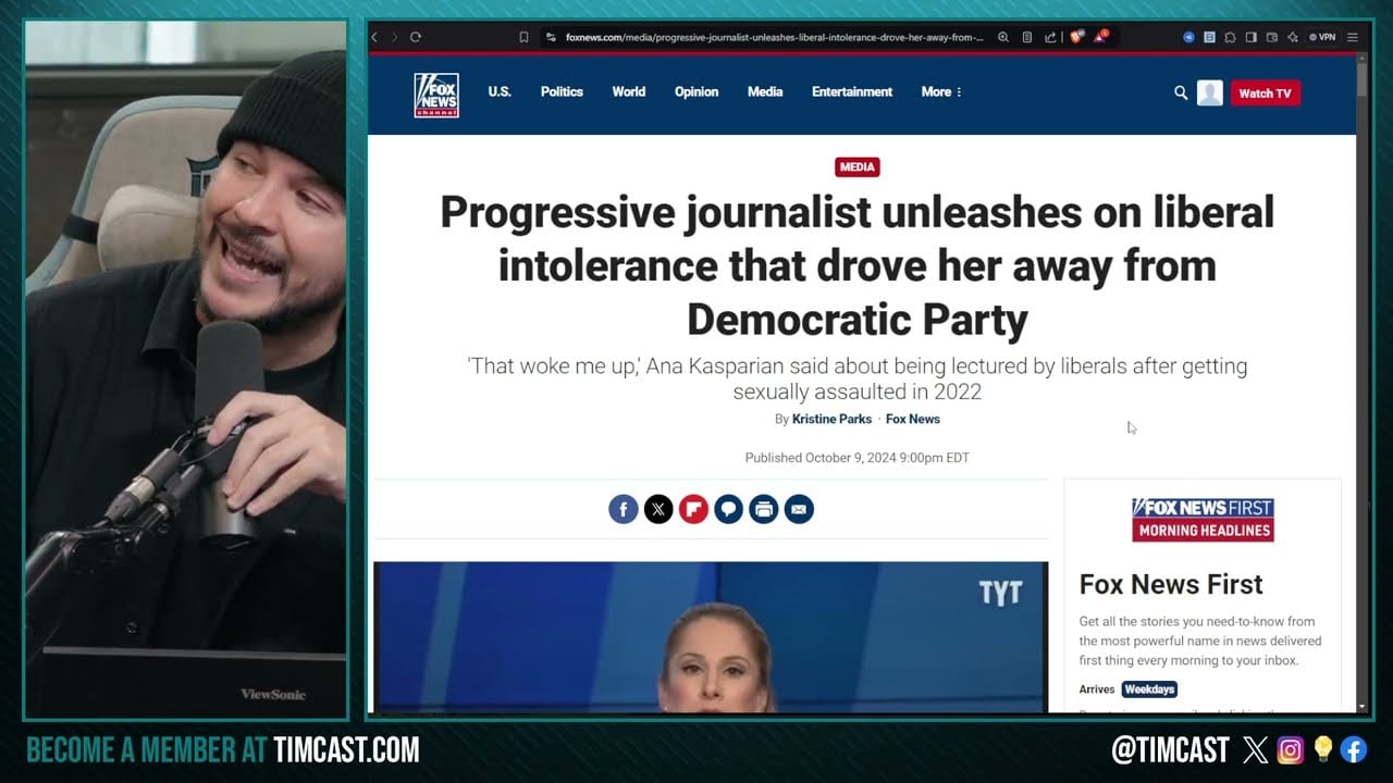 Woke Left FURIOUS Ana Kasparian LEFT THE LEFT, The Woke Cult Is IMPLODING