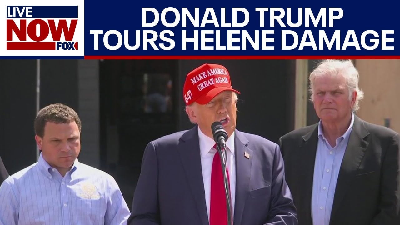 Trump delivers remarks after touring Helene damage  | LiveNOW from FOX