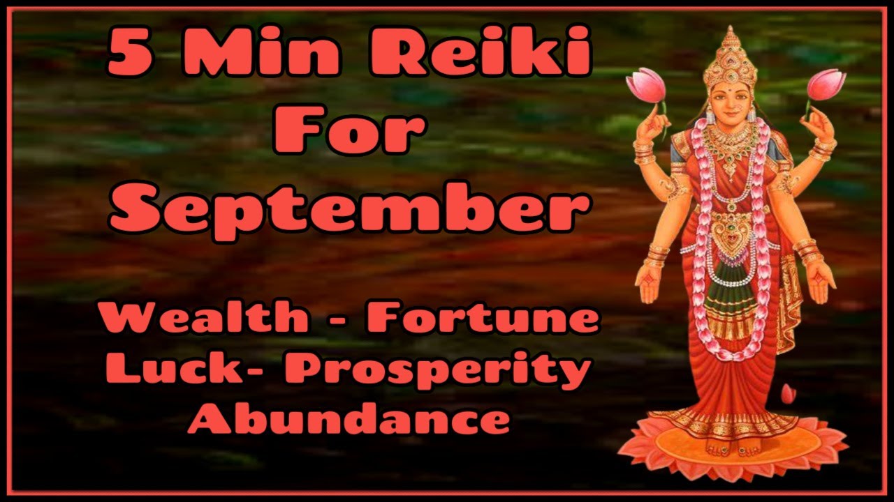 Reiki l September Financial Support l Prosperity -  Wealth - Luck - Fortune l Healing Hands Series✋🤚