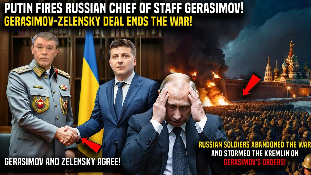 Gerasimov-Zelensky Deal Ended War! Putin Fires Russian Chief of General Staff! Russian Army Uprising