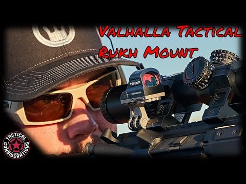 Valhalla Rukh Titanium Red Dot Offset Mount For Your LPVO Rig