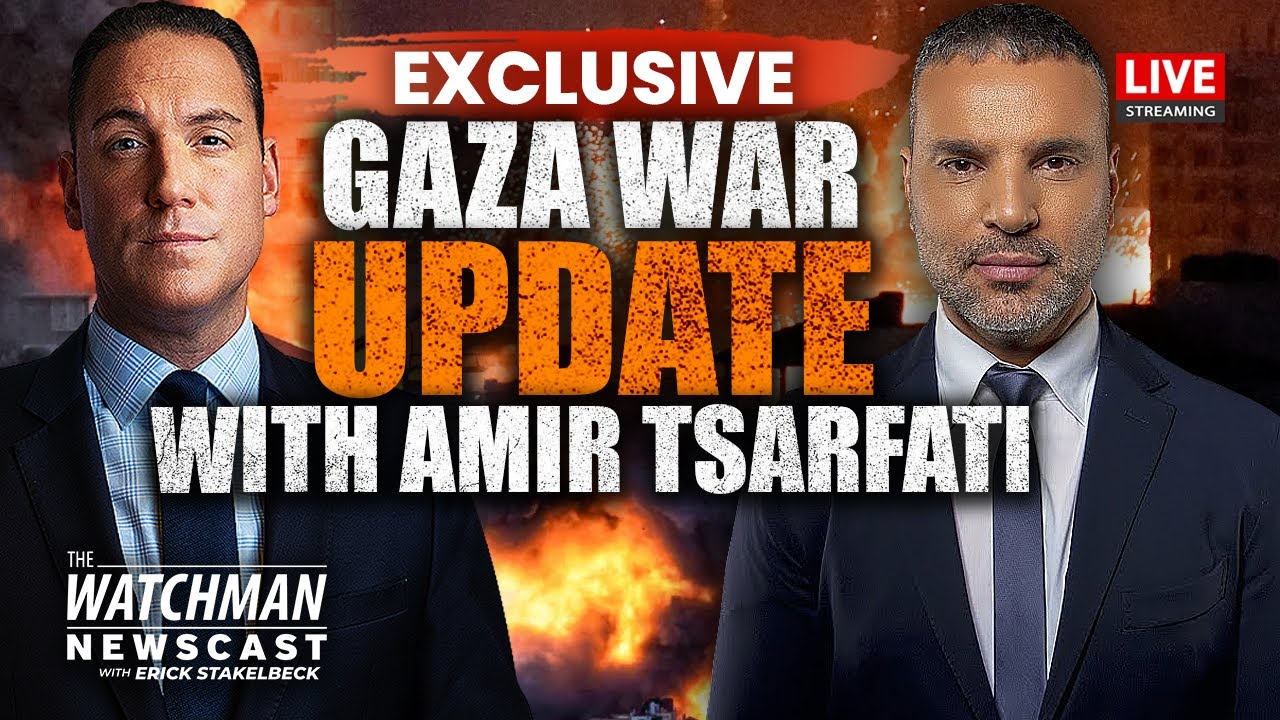 EXCLUSIVE: Amir Tsarfati on Israel's WAR w/ Hamas in Gaza & Bible Prophecy | Watchman Newscast LIVE