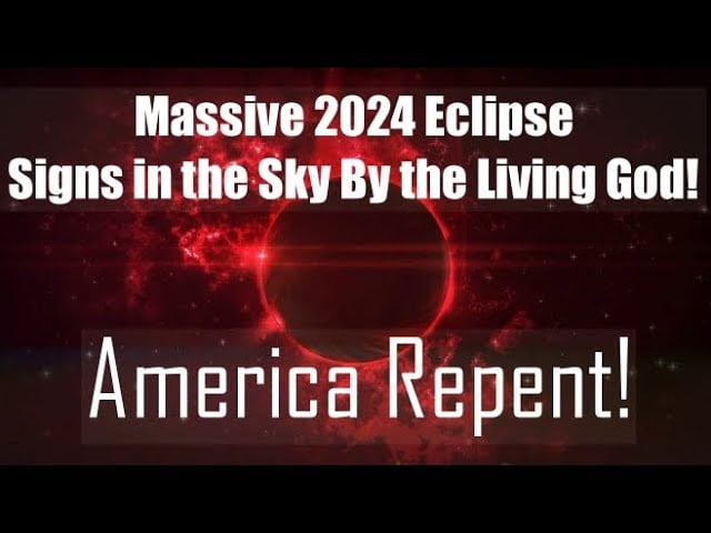 Eclipse 2024 Will Cross Over 7 US Locations Named Nineveh! Signs in the Sky By the Living God-Repent