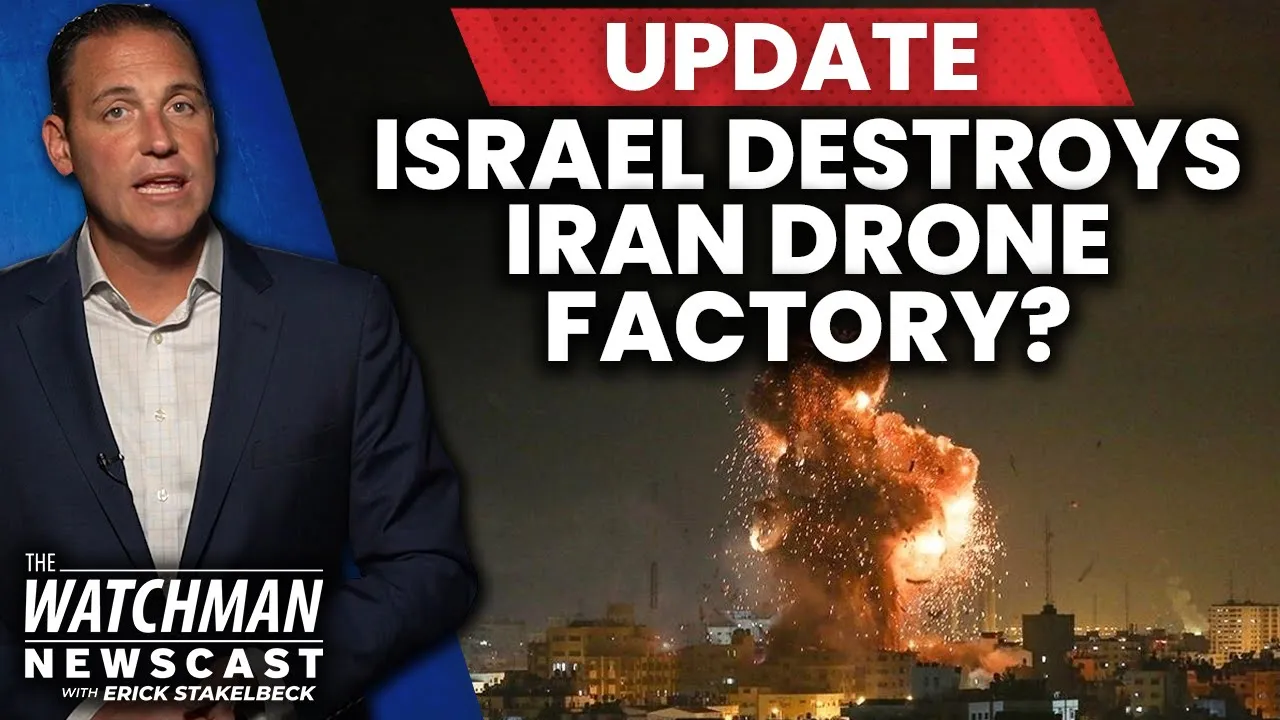 Israel Airstrike DESTROYS Iran Drone Factory Near Damascus & Hits Hezbollah? | Watchman Newscast