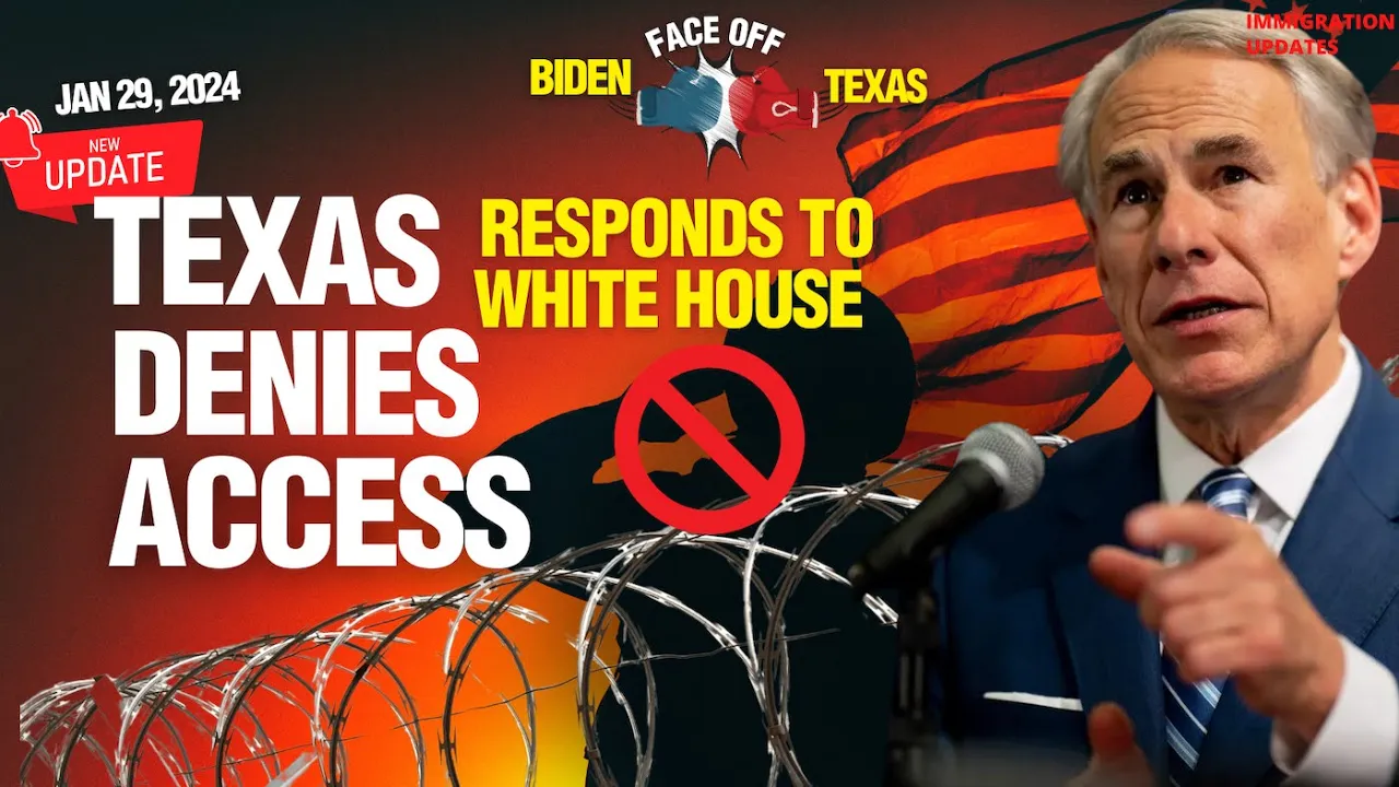 JUST NOW: TEXAS RESPONDS to BIDEN | GOVERNOR ABBOTT: NO Access TO Federal Agent | Migrants 2024
