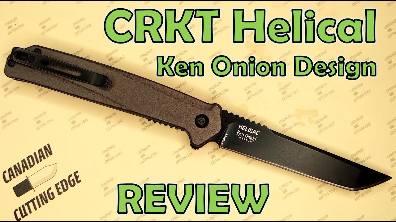 CRKT Helical Review (D2 version) -  Ken Onion Design