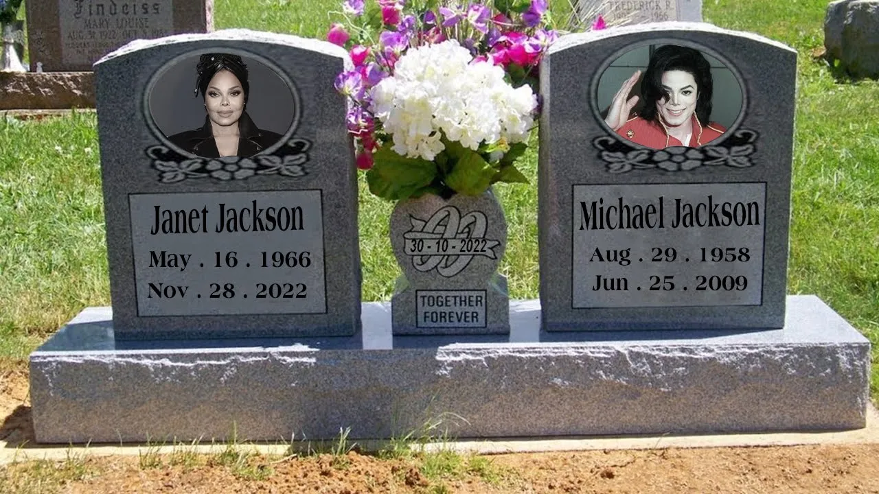 Janet Jackson has just passed away at her home, She will be buried next to her brother Michael
