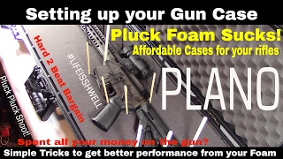 36" Plano All Weather Tactical Gun Case with Pluck Foam and Plastidip