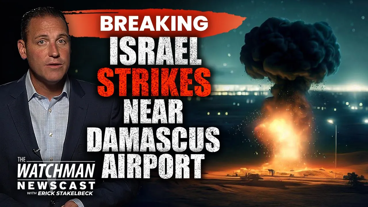 Israel AIRSTRIKES Near Damascus Airport; Iran NEW Attack Drone Can Reach Israel? | Watchman Newscast