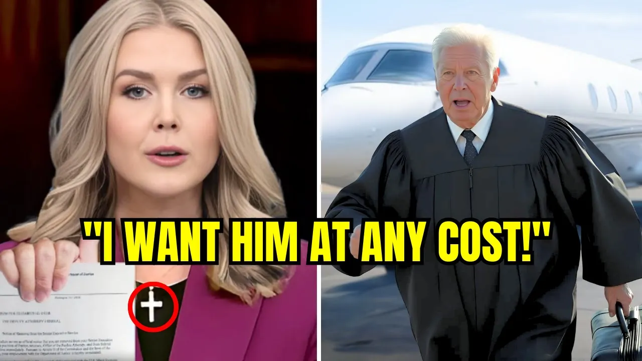 Judge FLEES COUNTRY After Karoline Leavitt $800M LAWSUIT Process Speed Up!