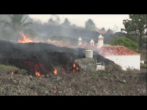 La Palma Update : Lava continues to destroy everything  in the municipality of Los Llanos de Aridane