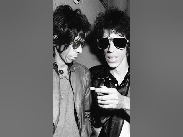KEITH RICHARDS AND LOU REED NEW YORK CITY 1978
