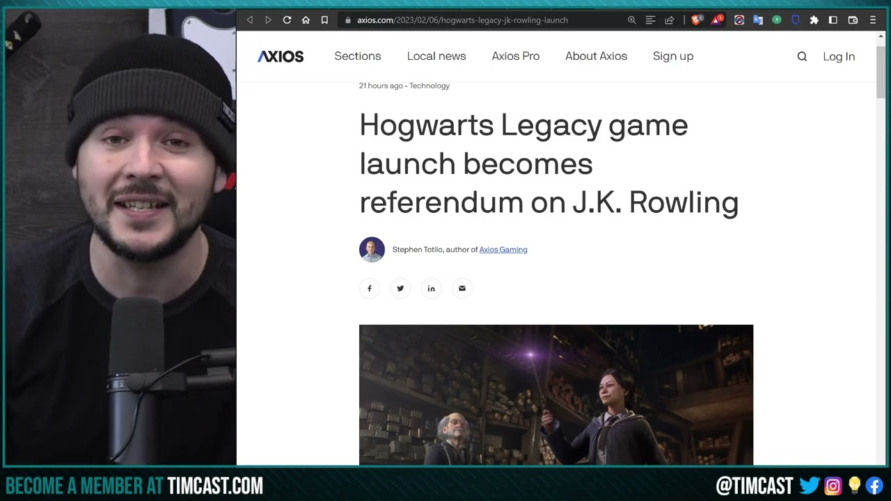 FAKE Boycott Over Hogwarts Legacy Goes Viral Proving Media ISNT REAL, NO ONE CARES About JK Rowling