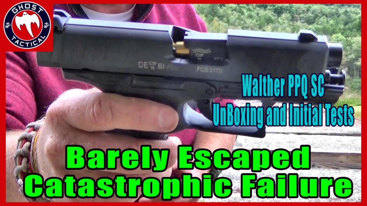 WHAT'S IN THE BOX?  Walther PPQ SC (Sub-Compact) Unboxing, Barely Escaping a Catastrophic Failure!