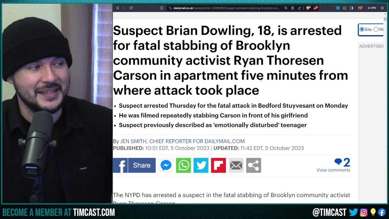 SUSPECT CAUGHT In Death Of Leftist NYC Activist, Activists Raise $65k For Girlfriend Of Ryan Carson