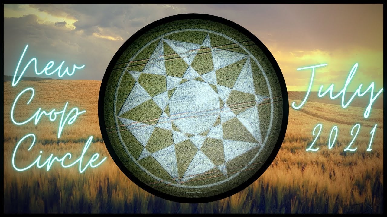 Mesmerizing Double Pentagram Crop Circle Appears on July 4th!