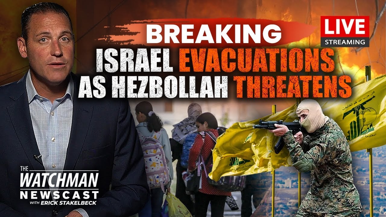 Israel EVACUATIONS as Hezbollah Threat RISES Amid Hamas Gaza Rocket BARRAGE | Watchman Newscast LIVE