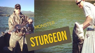 Monster Sturgeon on Columbia river