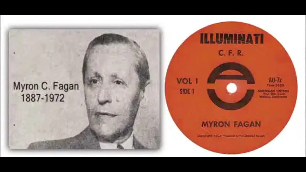 The plan layed out and those behind it,Recording from 1967,Myron C Fagan, The Illuminati and the CFR